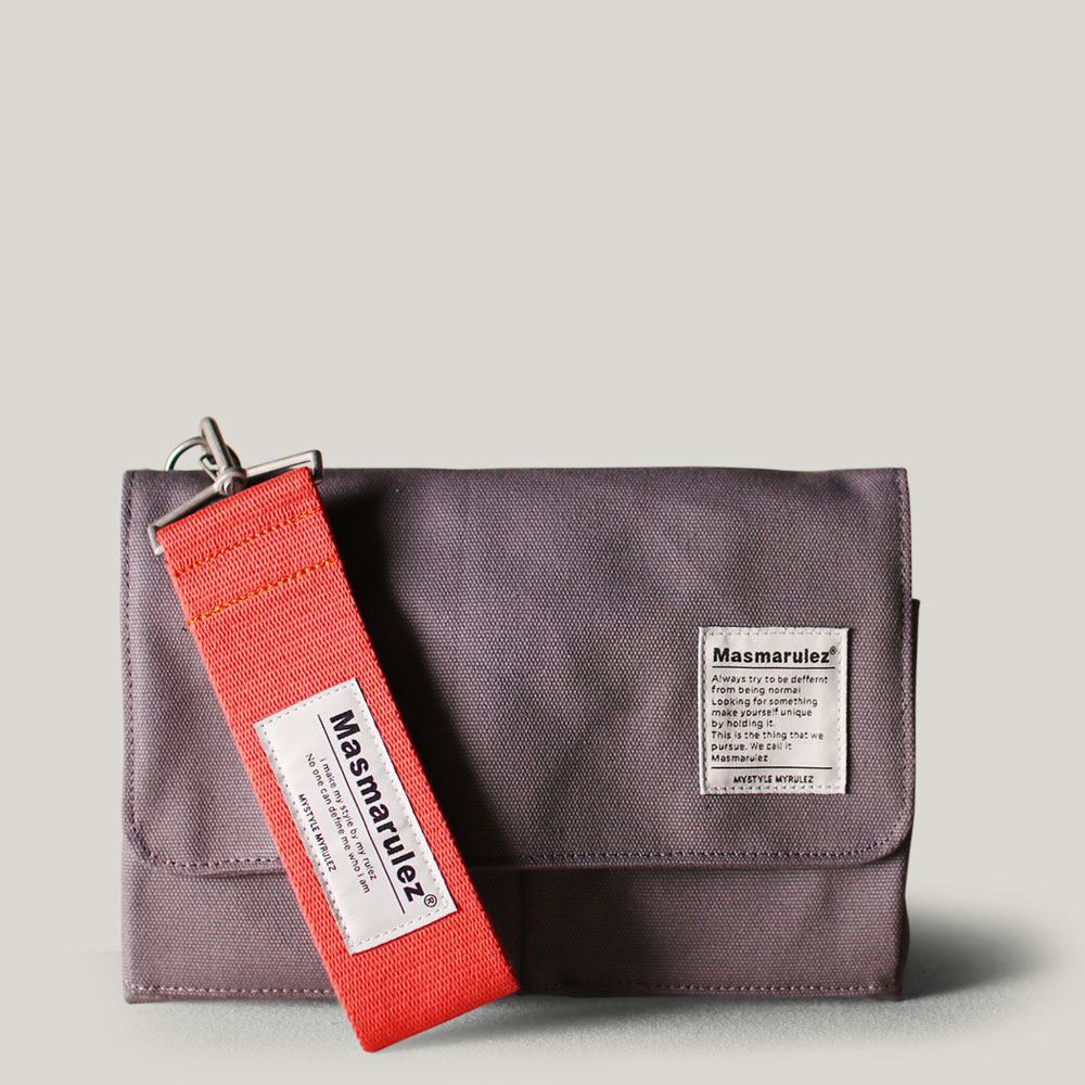 [마스마룰즈] S mini pocket cross bag _ Gray