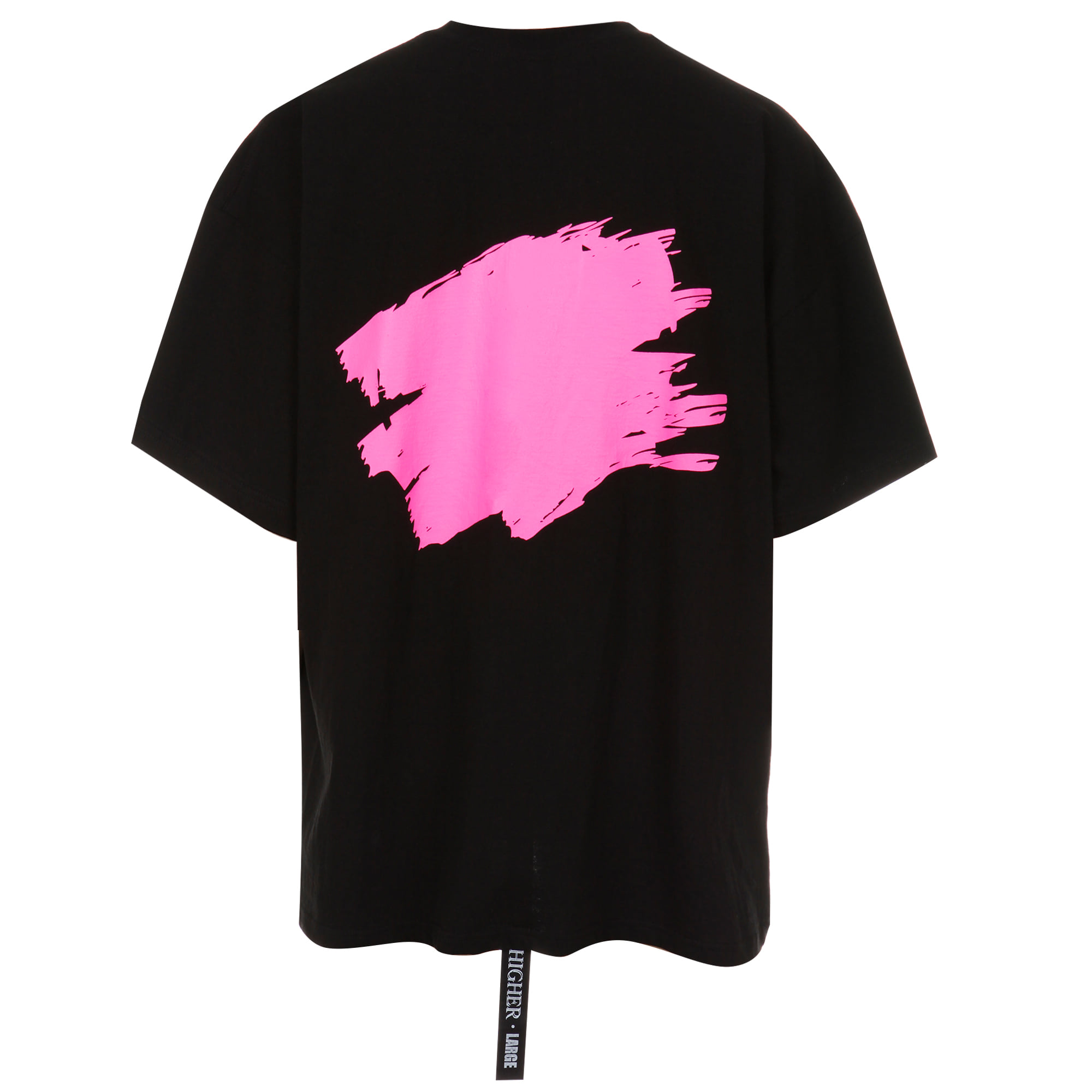 하이어 페인팅 티셔츠 / 핑크