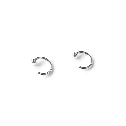 [마나르 주얼리] Curve-Dot Earring (귀걸이)