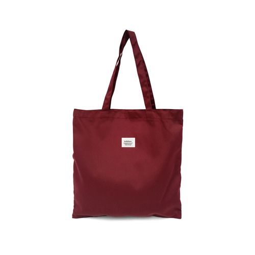[버빌리안] Basic eco bag (burgundy) - 에코백