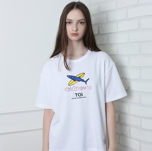 [토이/TOi] TOKYO 오키나와 티셔츠 화이트