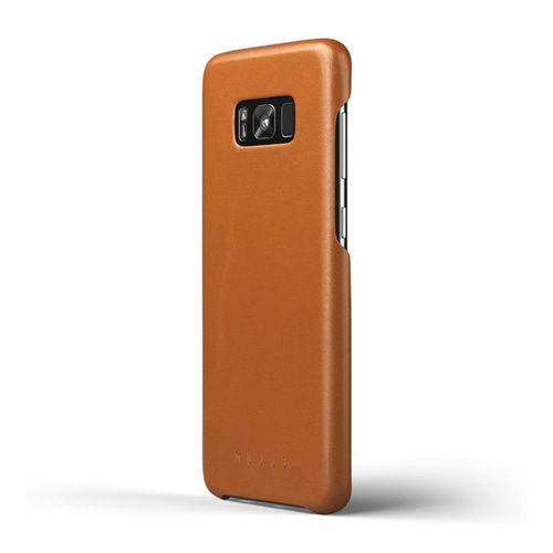 [무쪼] Leather Case for Galaxy S8 Plus Saddle Tan