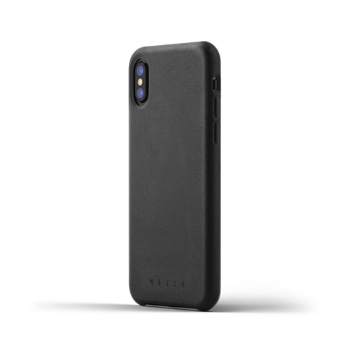 [무쪼] Full Leather Case for iPhone X - Black
