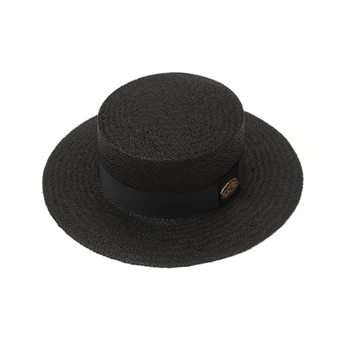 [유니버셜케미스트리] Black Flat Panama Hat