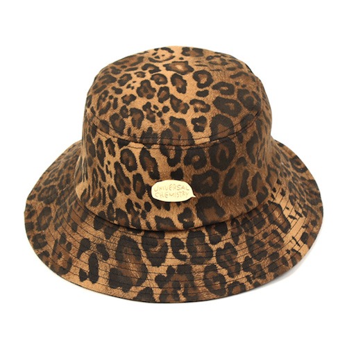 [유니버셜케미스트리] Gold Metal Leopard Bucket Hat