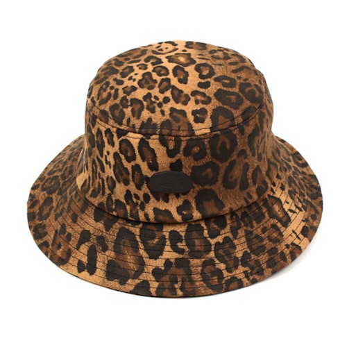 [유니버셜케미스트리] Black Metal Leopard Bucket Hat
