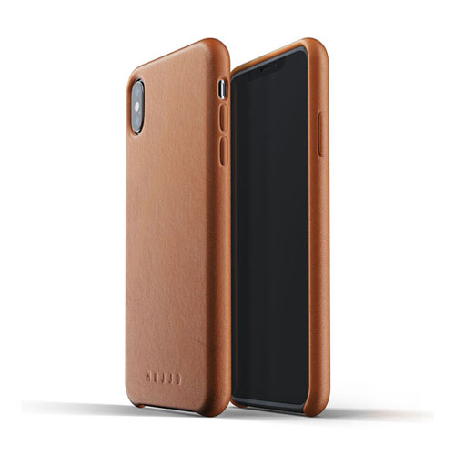 [무쪼] Full Leather Case for iPhone Xs Max - Tan