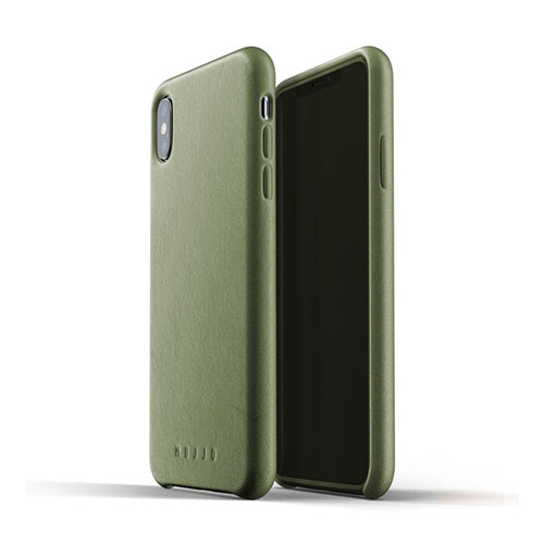 [무쪼] Full Leather Case for iPhone Xs Max - Olive