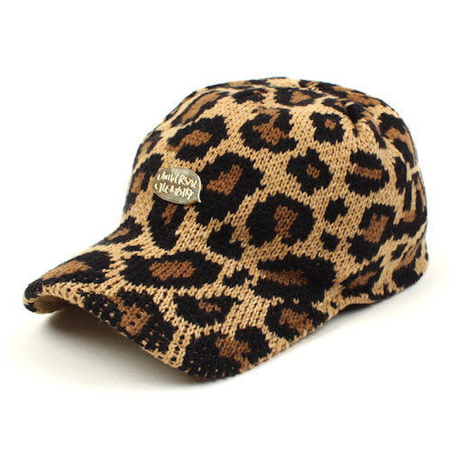 [유니버셜케미스트리 볼캡] GDMT Leopard Knit Ballcap