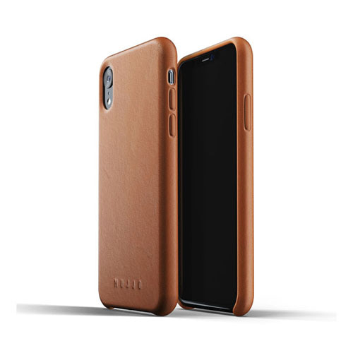 [무쪼] Full Leather Case for iPhone Xr - Tan