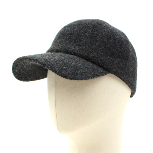[유니버셜케미스트리 볼캡] Wool Charcoal Simple Ballcap