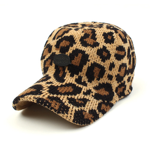 [유니버셜케미스트리 볼캡] BKMT Leopard Knit Ballcap