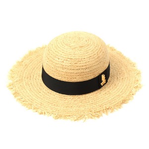 [유니버셜케미스트리] GDMT Round Natural Raffia Hat