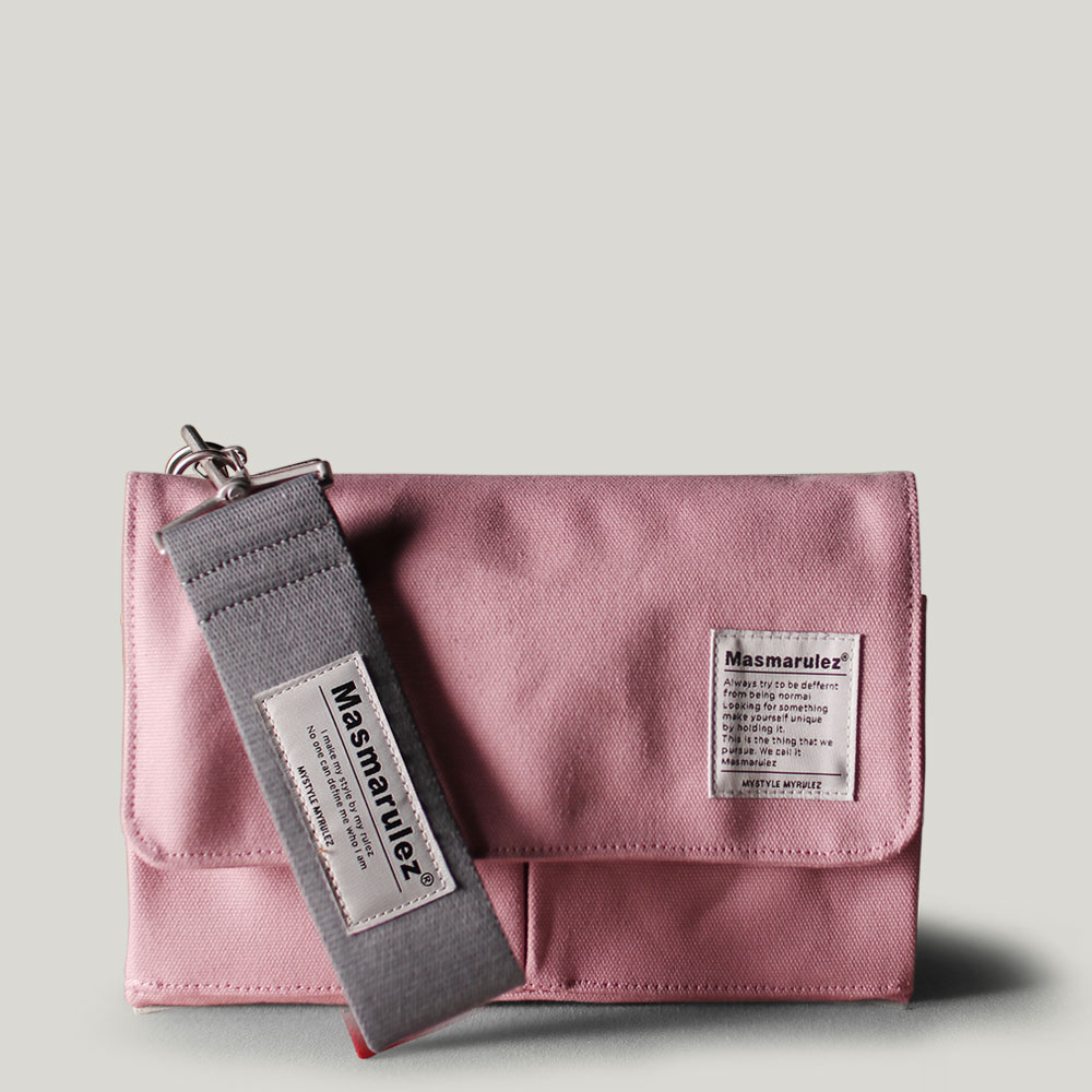 [마스마룰즈] S mini pocket cross bag _ Pink