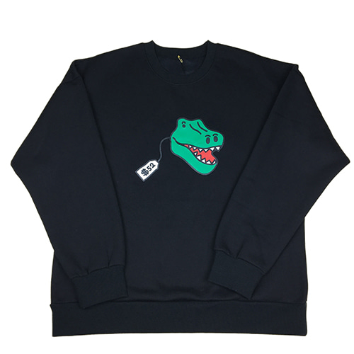 [MINU][기모]Dino Toy sweatshirts[Black]