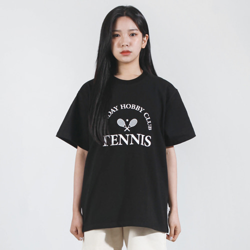 [선데이하비클럽] 테니스 티셔츠-블랙