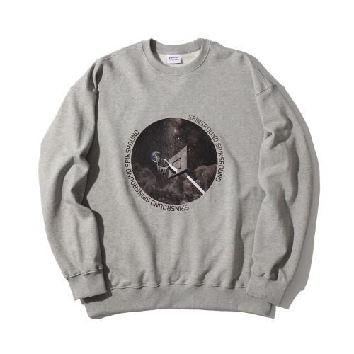 [그래미누스] SPIN EARTH sweatshirt / Gray
