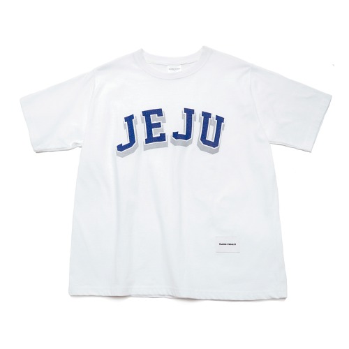[아일랜드프로젝트] JEJU Dawn Logo T-Shirt - White