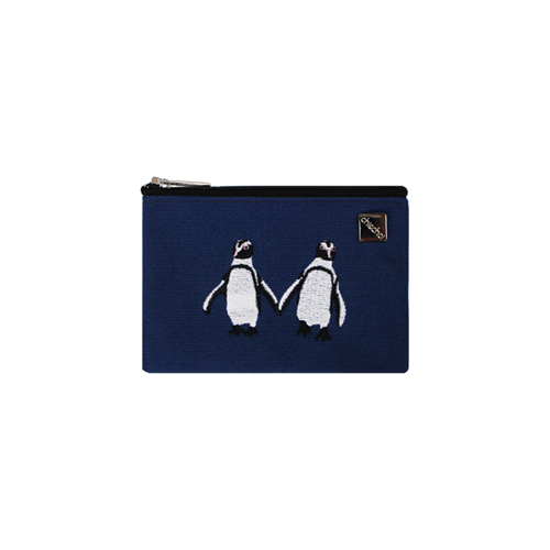 penguin card pouch