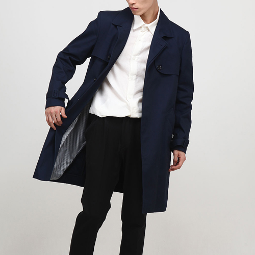 Double A trench coat - Navy