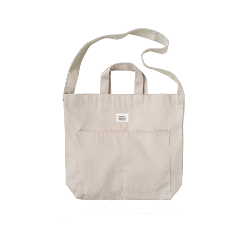 [버빌리안] Basic cross bag (beige) - 크로스 백