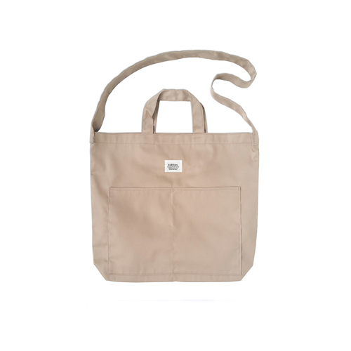[버빌리안] Basic cross bag (cappuccino brown) - 크로스 백