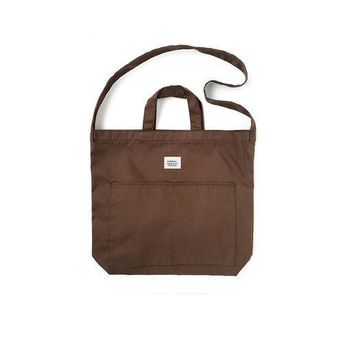 [버빌리안] Basic cross bag (choco brown) - 크로스 백