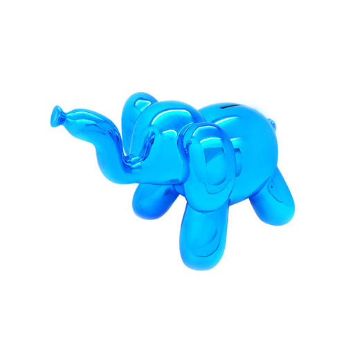 코끼리 풍선 블루-저금통