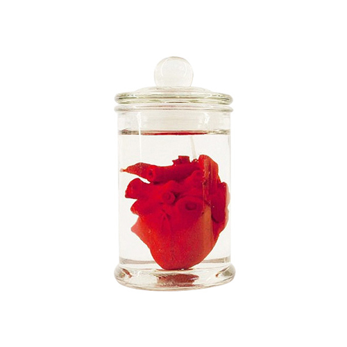 [EYECANDLE] Heart in jar candle red-캔들