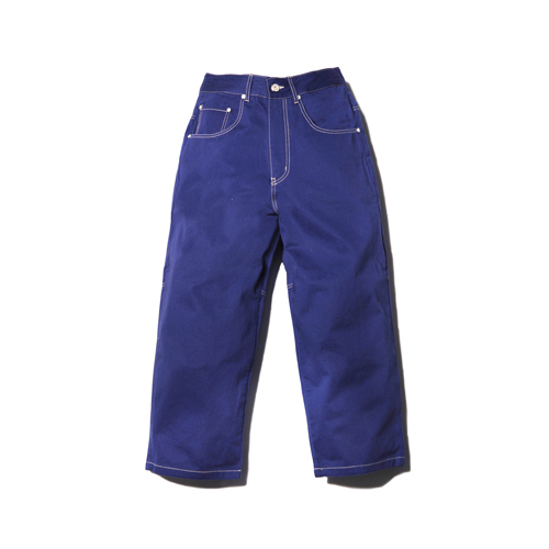 [라이크어라이언] French work fatigue pants with Dublin x L.A.L-indigo blue