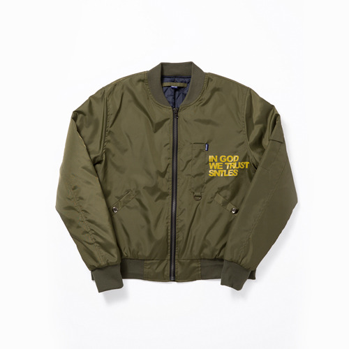 SAINTLESS MA-1 jacket khaki