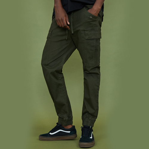 [엑스톤즈] XTONZ XP5 cargo jogger pants-Khaki (카고조거팬츠)