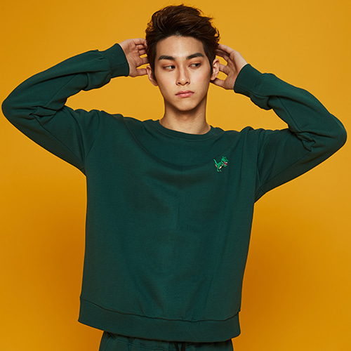 [MINU] Dino sweatshirts[Green]