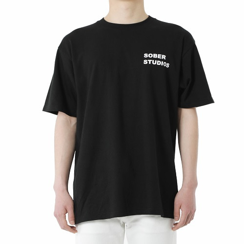 [소버스튜디오] O.C Square T-shirts Black