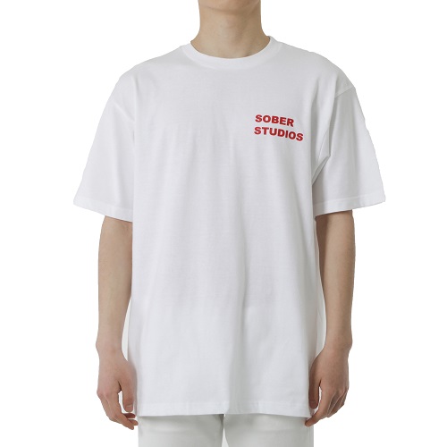 [소버스튜디오] O.C Square T-shirts White