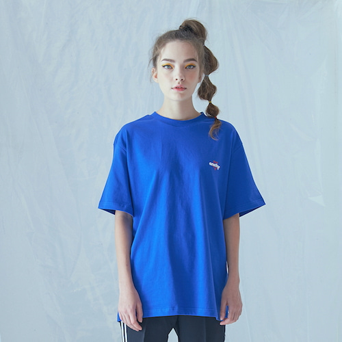 어나더프레임 믹스 컬러 티셔츠 (블루)