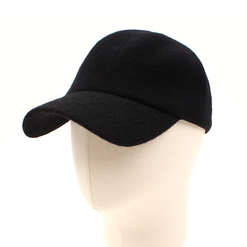 [유니버셜케미스트리] Wool Black Simple Ballcap