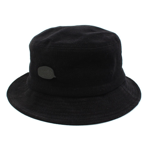 [유니버셜케미스트리 버킷햇] Black Metal Corduroy Bucket Hat