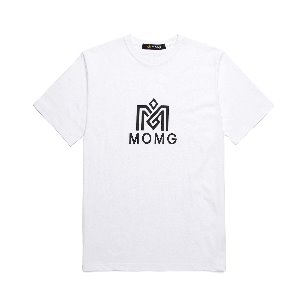 M.O.M.G BASIC LOGO T / WHITE