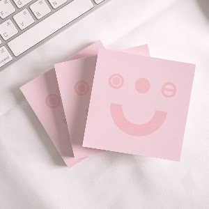 [라이프스타디움] 메모지 - Pockerface pink - 포커페이스 핑크