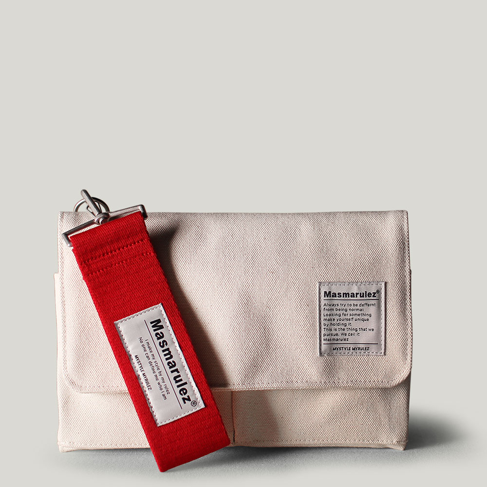 [마스마룰즈] S mini pocket cross bag _ Ivory