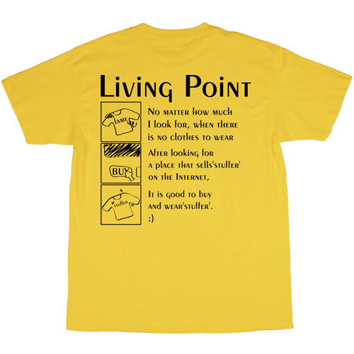 [스터퍼] Living point T-shirts