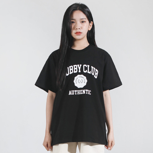 [선데이하비클럽] 보틀캡 티셔츠-블랙