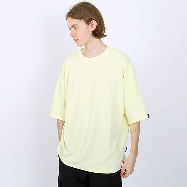 [텐블레이드] 드라이브 베이직 반팔 티셔츠-레몬