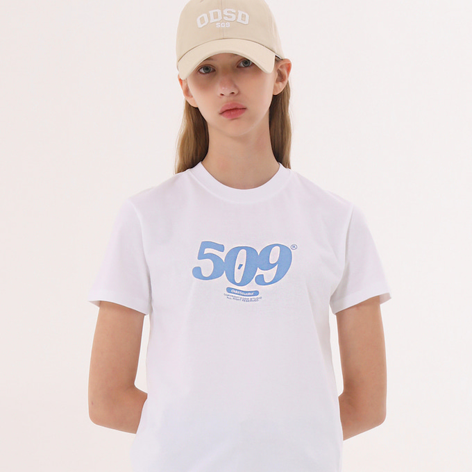 오드스튜디오 509 래귤러 핏 티셔츠 - WHITE