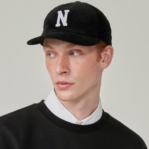 [넷소셜클럽] N LOGO CORDUROY CAP (BLACK)