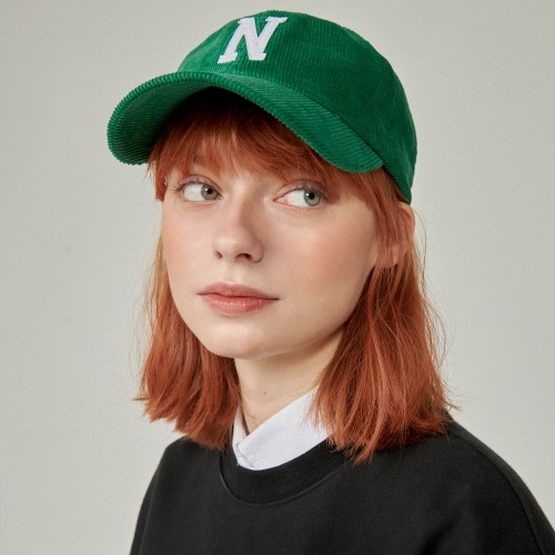 [넷소셜클럽] N LOGO CORDUROY CAP (GREEN)