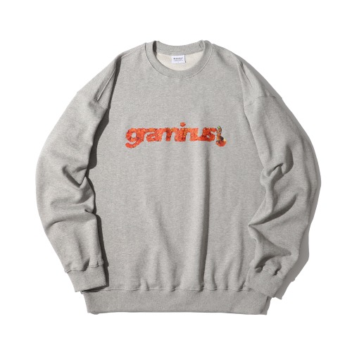 [그래미누스] MAPLE LOGO sweatshirt / Gray