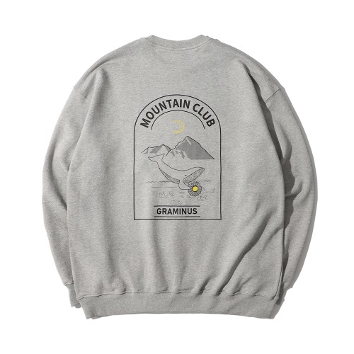 [그래미누스] Mountain sweatshirt / Gray