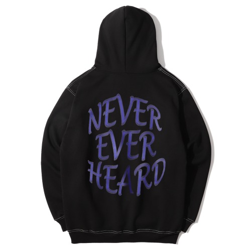 [그래미누스] N.E.H stitch hoodie / Black